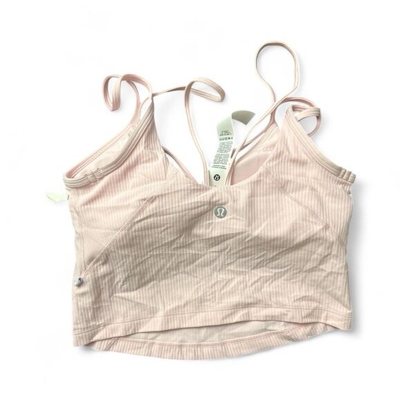 Lululemon Align Strappy Ribbed Tank Top Size 4 STMI Pink New w/tag $68 - Picture 3 of 4